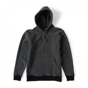 Hoodie Pullover Style Char Contrast