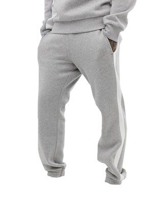 Men Joggers with side stripes Grey