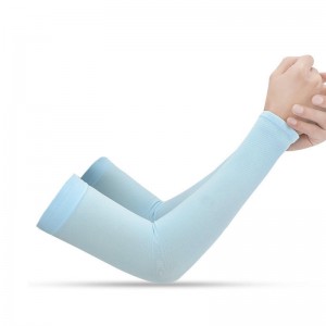 Unisex Arm Sleeves Plain Blue