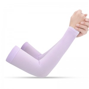 Unisex Arm Sleeves Plain Purple