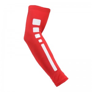 Men Sports Arm Sleeves Red