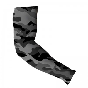 Unisex Camouflage Arm Sleeves Black
